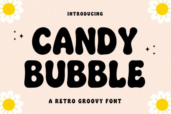 Candy Bubble: A Playful Retro Font for Vibrant Design