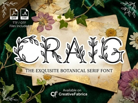 Celebrate the Art of Nature with Craig Typography