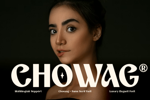 Chowag: A Bold Typeface for Authentic Design Projects