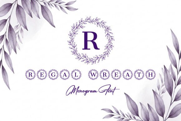 Elevate Your Design: The Timeless Appeal of Regal Wreath Monogram