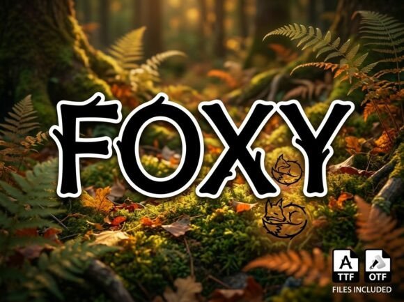 Foxy: A Decorative Display Font for Bold Visual Impact