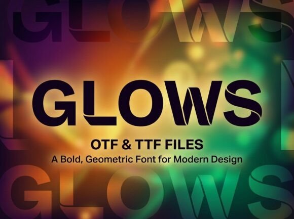 Glows: Elevate Your Visual Design with Bold Typography