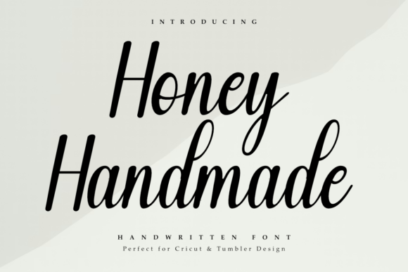 Honey Handmade: Elevating Design with a Sweet Cursive Font