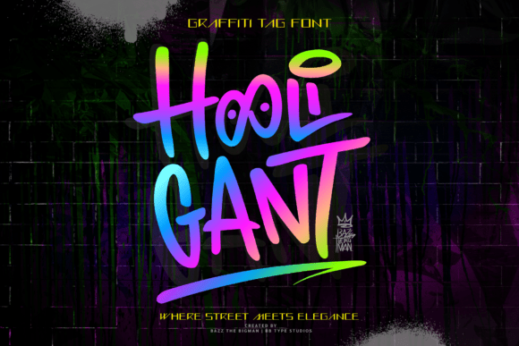 Hooligant: The Bold Tag Font for High-Impact Visual Design