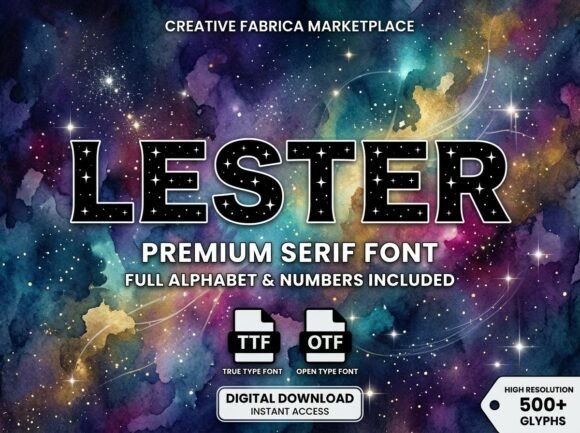 Lester: Elevate Your Design with a Bold Display Font