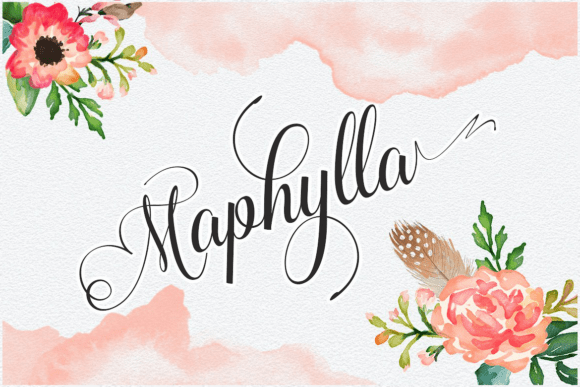 Maphylla Font: Elevating Modern Design with Elegant Calligraphy