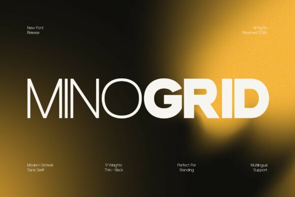 Minogrid: The Modern Grotesk for Every Designer's Toolkit