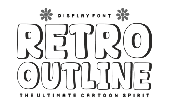 Retro Outline: A Playful Typeface for Modern Design