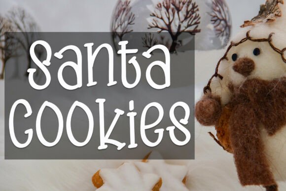 Santa Cookies: Elevate Your Holiday Designs with Elegant Typography
