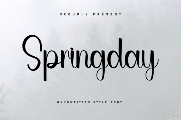 Springday: The Handwritten Font for Modern, Elegant Branding
