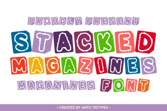 Stacked Magazines: Dynamic Typography for Modern Design