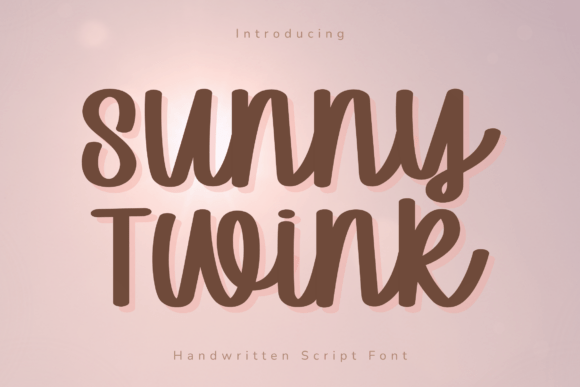 Sunny Twink: A Handwritten Font for Warm, Authentic Design