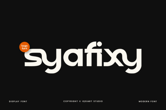 Syafixy: A Bold Typeface for Authentic Visual Design