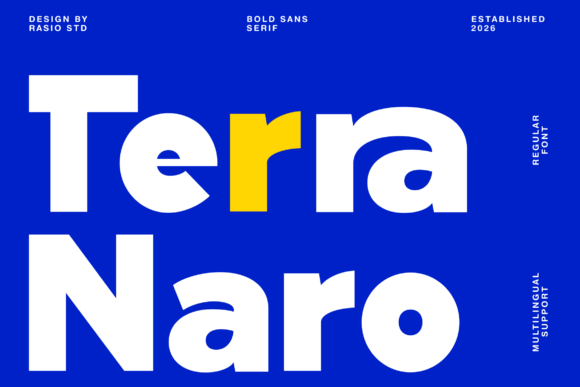 Terra Naro: The Modern Sans Serif for Bold Visual Impact