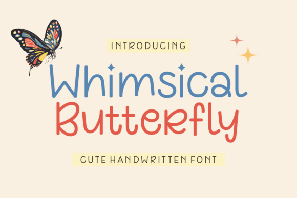 Whimsical Butterfly: A Typeface for Dreamy Designs